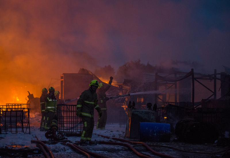 Inferno caused by 160,000 litres of cooking oil