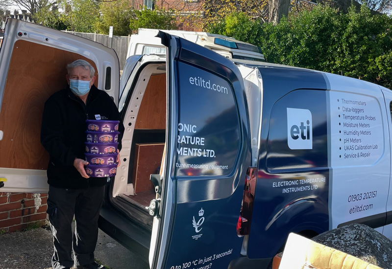 ETI supports local food bank with £3,000 produce donation