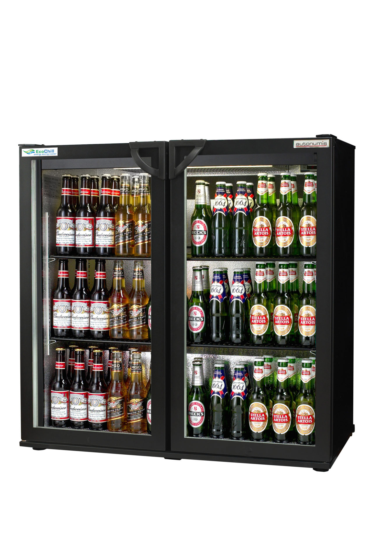 autonumis double door bottle cooler